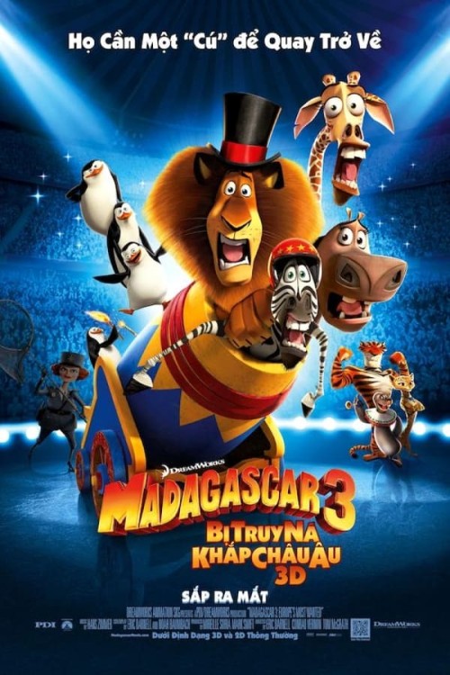 Madagascar 3: Thần Tượng Châu Âu 2012